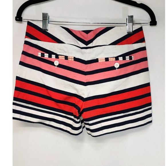 7th Avenue Design Studio Women's Striped Shorts Size 0 - Picture 2 of 5